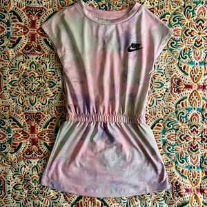 Toddler girl Nike Tye-dye dress.